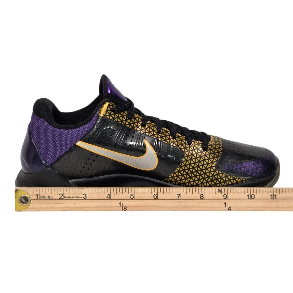 Nike Zoom Kobe V 5 Lakers POP Away 2010 Sz 10 Black Purple Vnds Carpe Diem